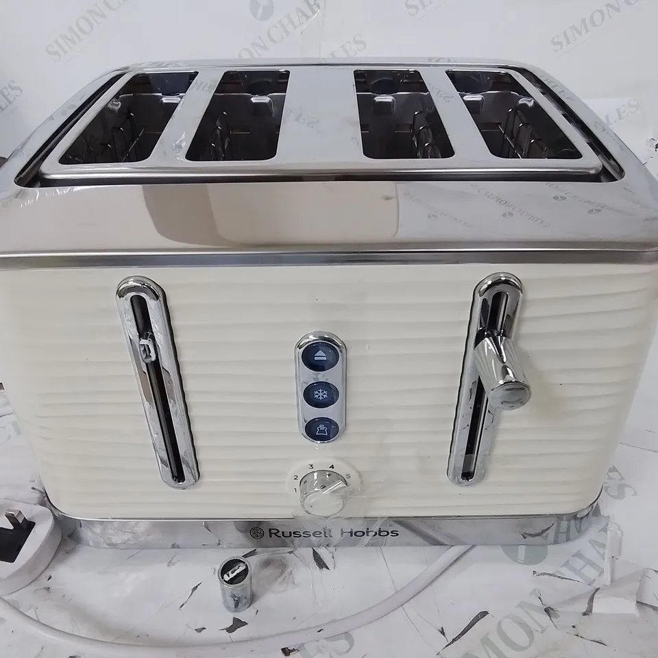 UNBOXED RUSSELL HOBBS INSPIRE CREAM TOASTER 