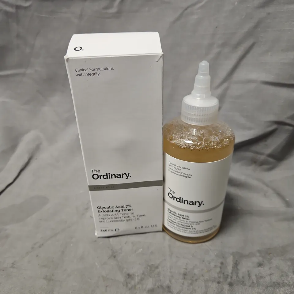 BOXED THE ORDINARY GLYCOLIC ACID 7% EXFOLIATING TONER – 240 ML