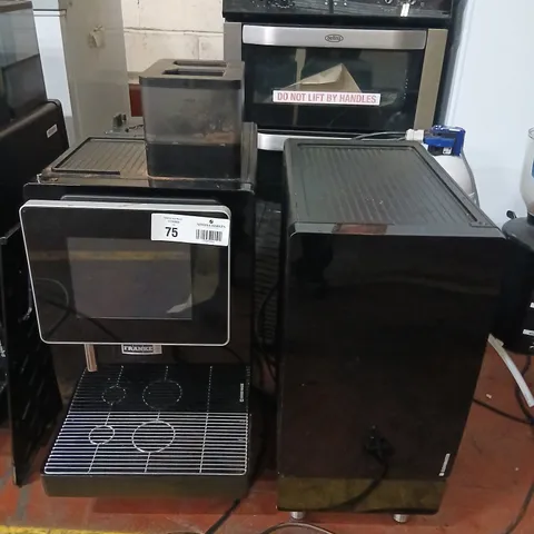 FRANKE A600 COMMERCIAL ESPRESSO MACHINE AND CLEANMASTER