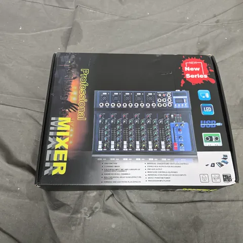 PROFESSIONAL DJ MIXER – NEW SERIES, BOXED WITH FOAM INSERTS