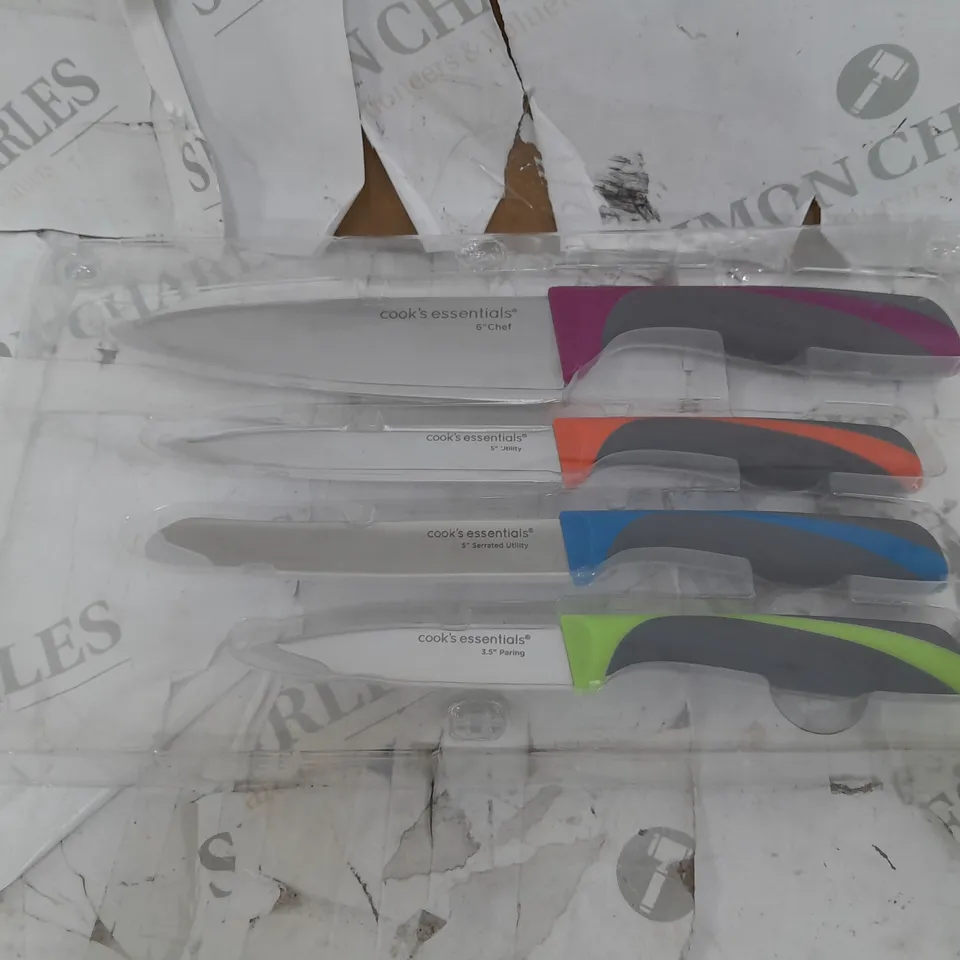 COOKS ESSENTIAL KITXHEN KNIFE SET 