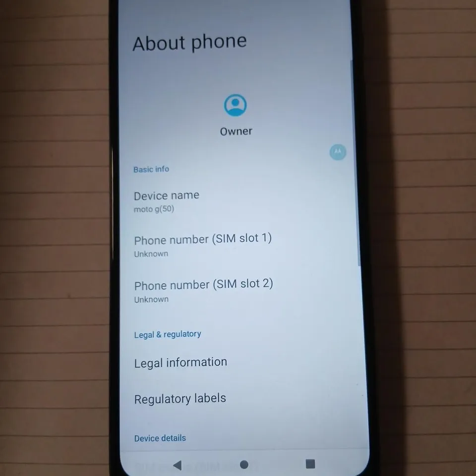 MOTO G50 SMARTPHONE – BLACK