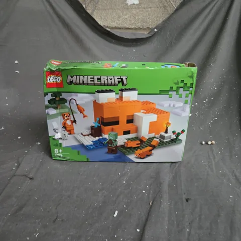 BOXED LEGO MINECRAFT 21178 THE FOX LODGE