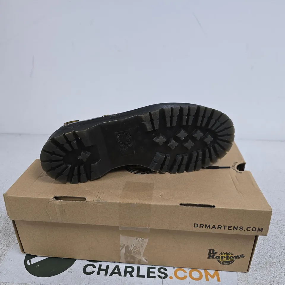 DR. MARTENS BLACK LEATHER BOOTS – BOXED UK 11