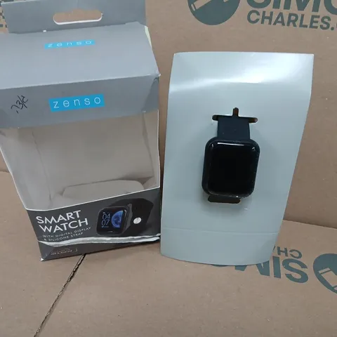ZENSO SMART WATCH WITH SILICONE STRAP – BOXED