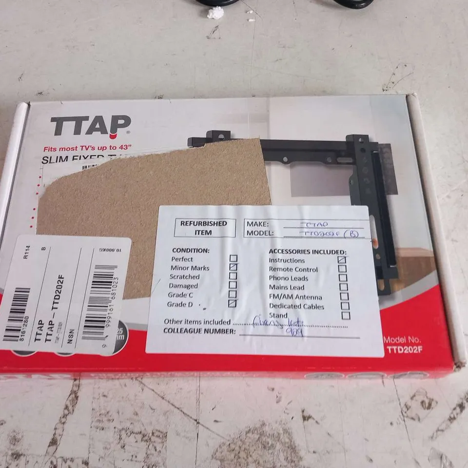 TTAP TTD202F ESW TV WALL BRACKET