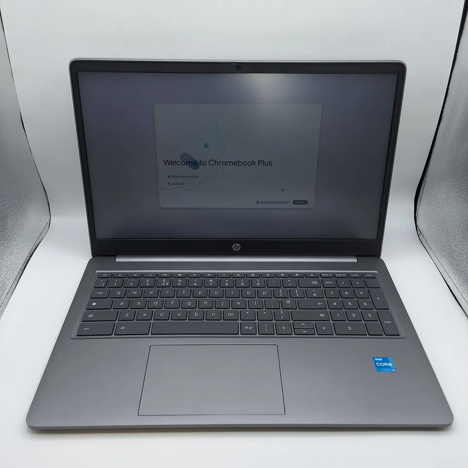 HP CHROMEBOOK PLUS INTEL I-3 LAPTOP IN SILVER - 15A-NB0004NA