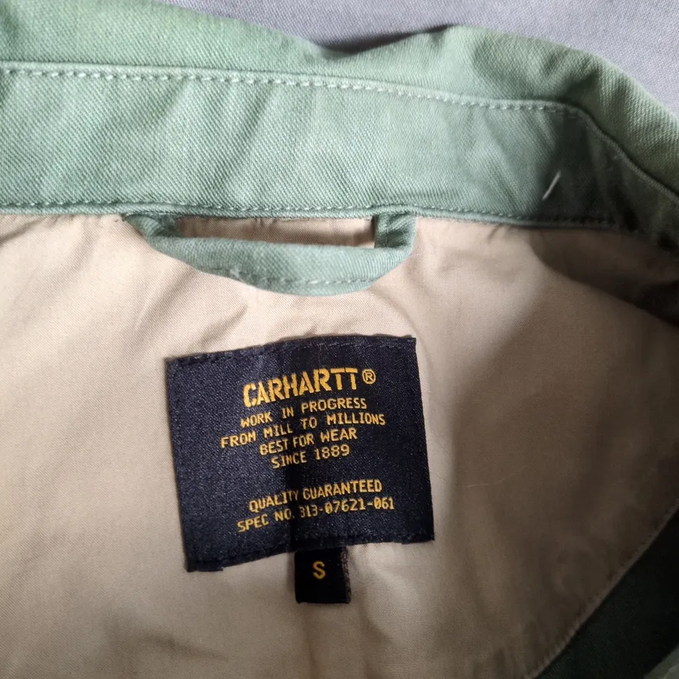 CARHARTT WORK IN PROGRESS JACKET – OLIVE GREEN – MEN'S SIZE S