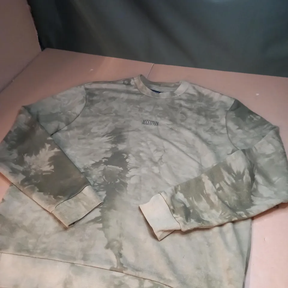 MENS ALL SAINTS KHAKI JUMPER SIZE UNSPECIFIED