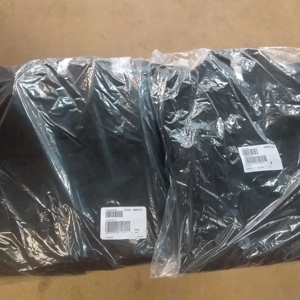 BOX OF APPROXIMATELY 3 MARLA WYNNE DOUBLE BRASTED CAPE COAT BLACK - 2 × SIZE XL, 1 × 2XL