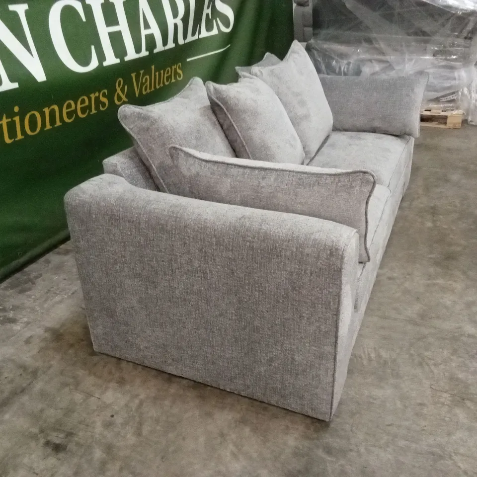 SOHO FABRIC 3 SEATER SOFA - GREY RRP £849