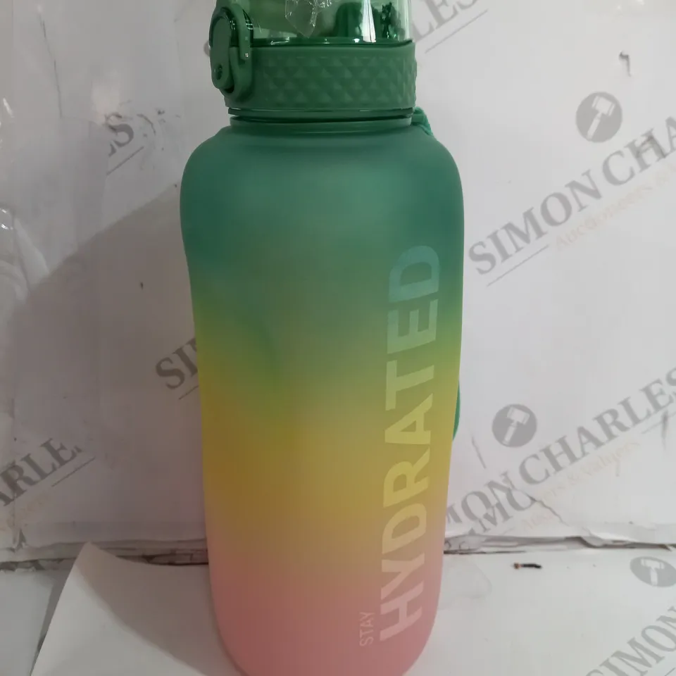 GOHIPPOS MOTIVATIONAL WATERBOTTLE 