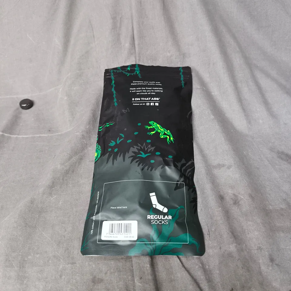 ON THAT ASS POISON REGULAR SOCKS SIZE 39 - 42
