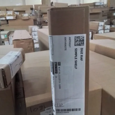 BOXED SIMPLE SHELF - ANTHRACITE 