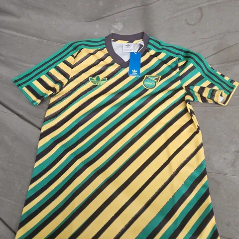 ADIDAS ORIGINALS JAMAICA TREFOIL JERSEY - UK SMALL