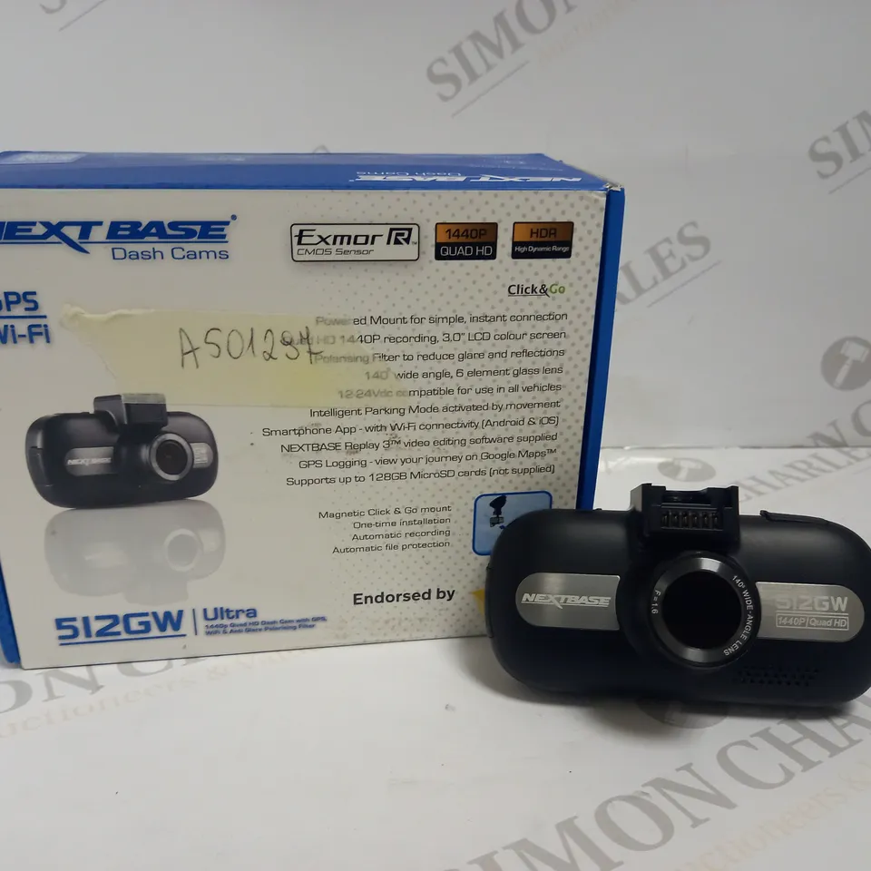 NEXTBASE 512GW ULTRA DASH CAM WITH GPS