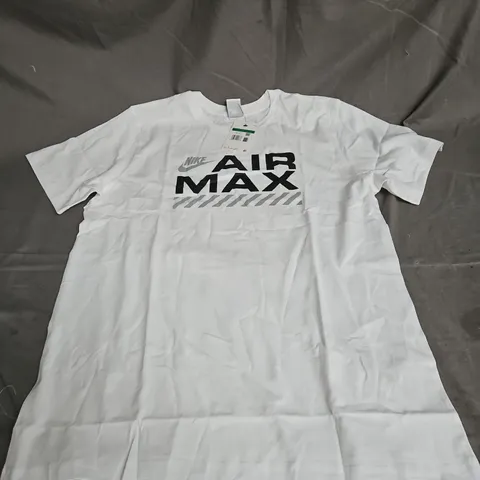 NIKE AIR MAX TEE IN WHITE SIZE XL