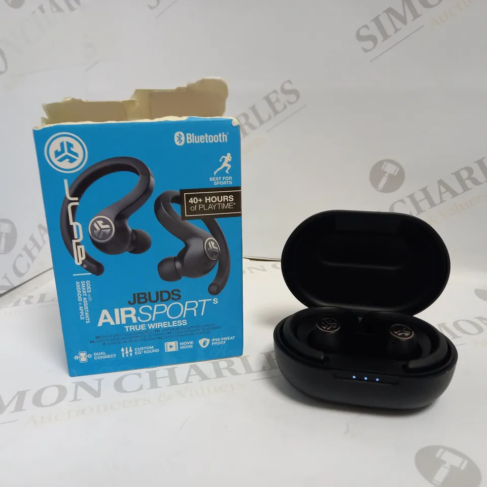JLAB JBUDS AIR SPORT TRUE WIRELESS BLUETOOTH EARBUDS RRP £69