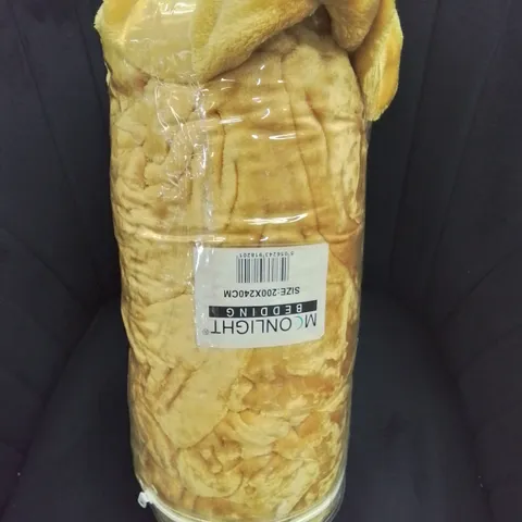 GOLD 240X200 THROW BLANKET