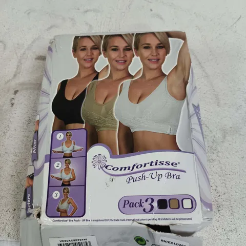 COMFORTISSE PUSH-UP BRA – PACK OF 3 – (XL)