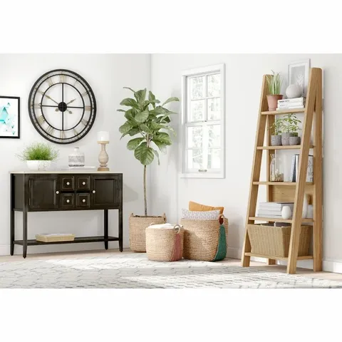 YARELI LADDER BOOKCASE COLOUR OAK