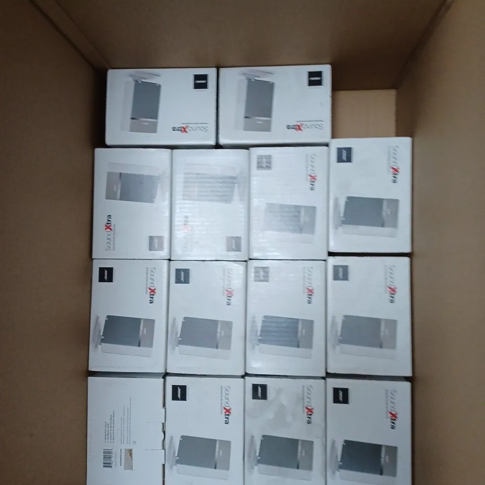 BOX OF APPROXIMATELY 12 SOUND XTRA BOSE SPEAKER STAND 