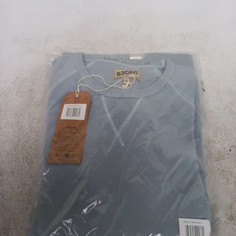 SONS COOL BLUE SWEATSHIRT – UK L