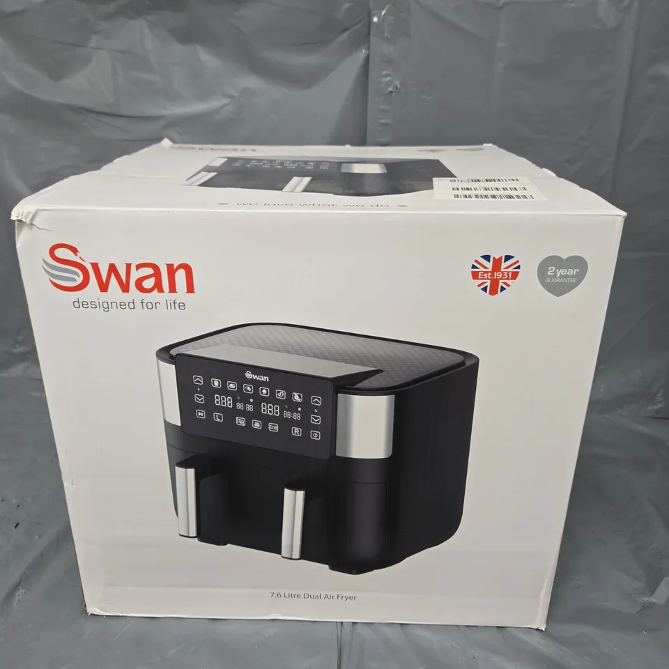 SWAN 7.6L DUAL AIR FRYER 