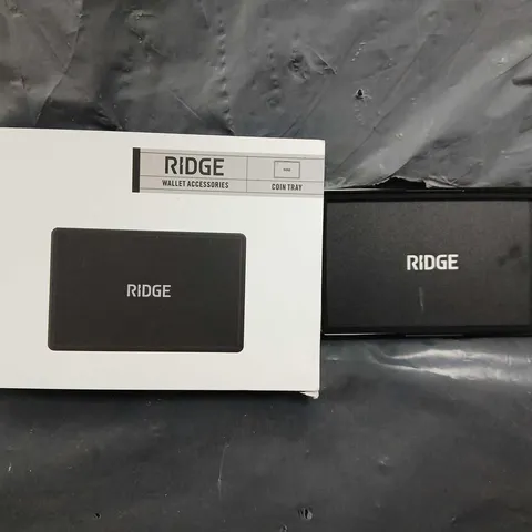 BOXED RIDGE WALLET ACCESSORIES COIN TRAY IN BLACK