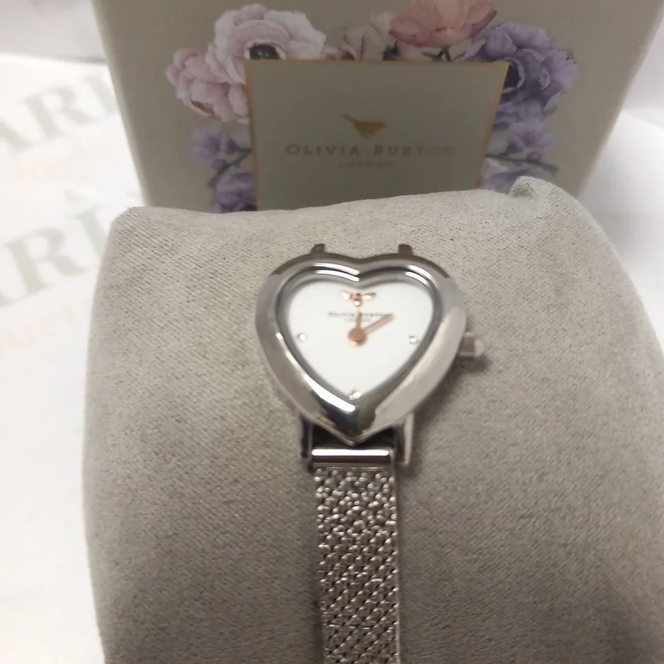 BOXED OLIVIA BURTON HEART WRIST WATCH