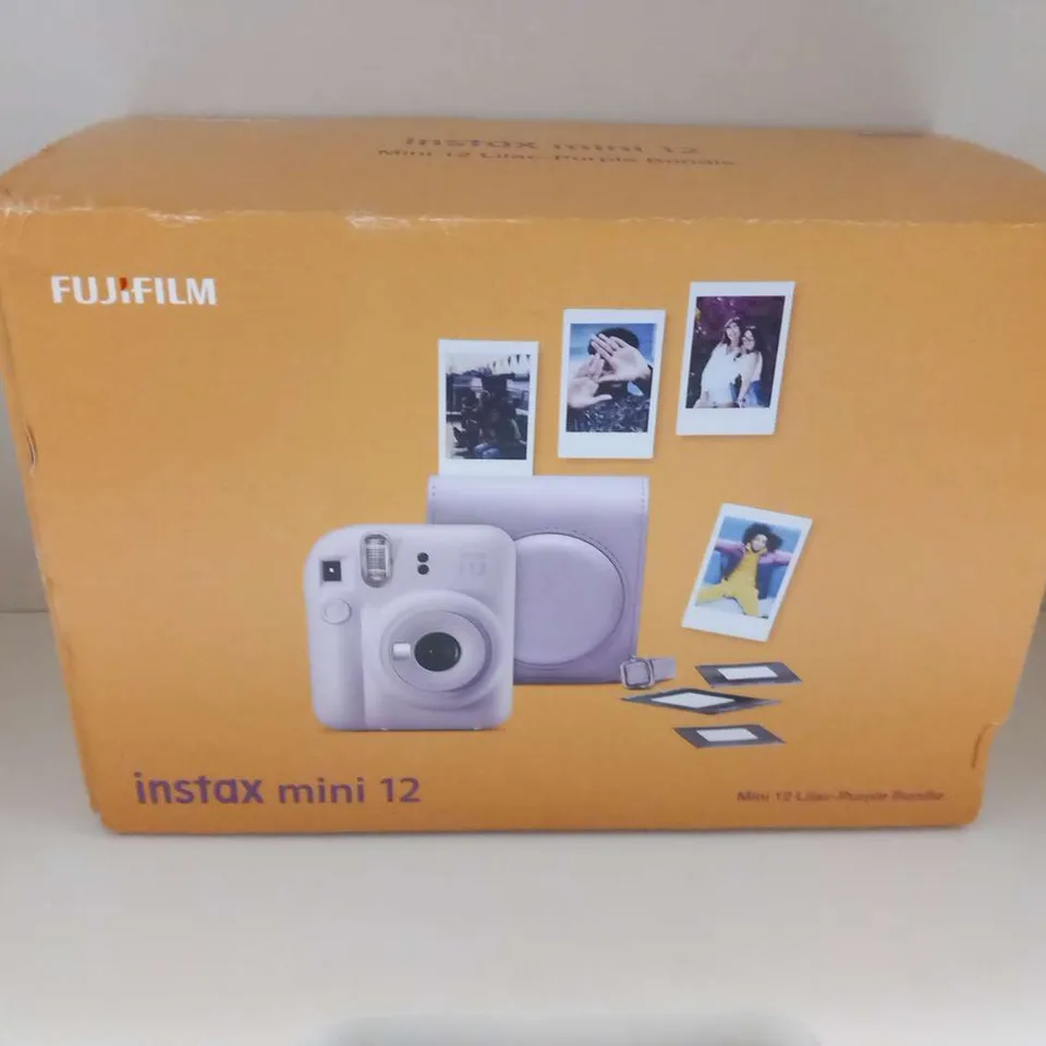 BOXED FUJIFILM MINI 12 LILAC PURPLE BUNDLE