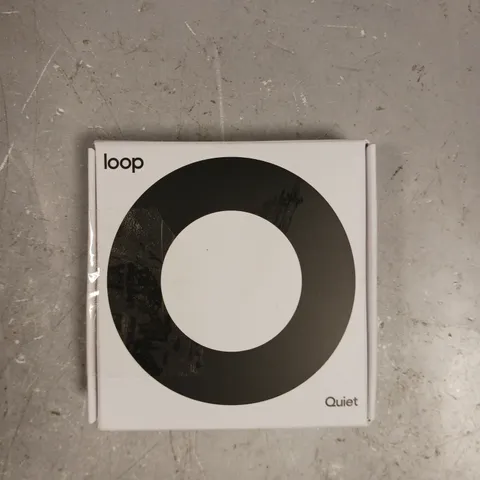 BOXED LOOP QUIET EARPLUGS - BLACK 