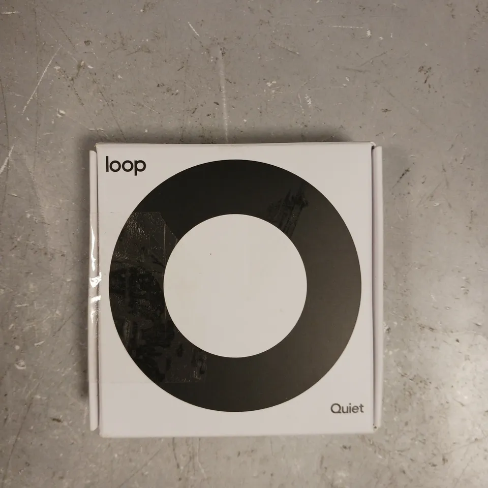 BOXED LOOP QUIET EARPLUGS - BLACK 