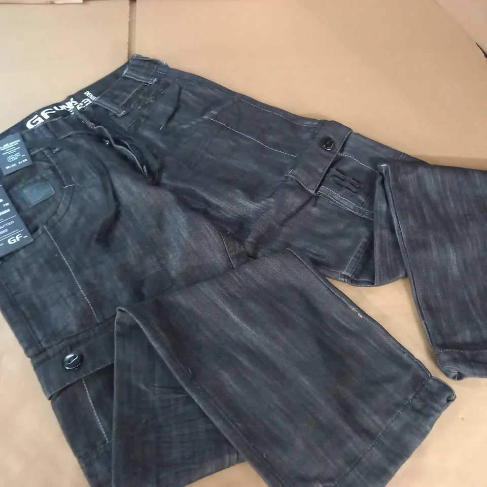 G-FUNK DENIM BLACK JEANS - W28 L32