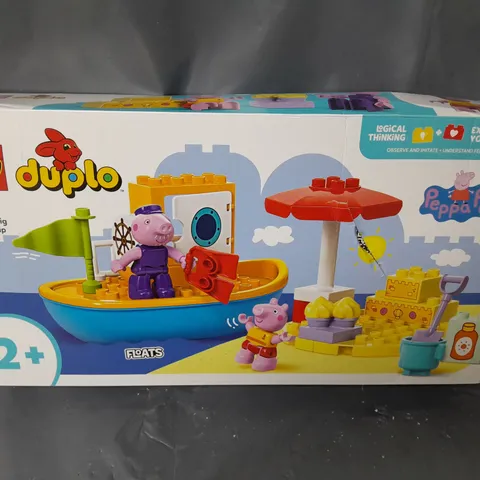 BOXED LEGO PEPPA PIG PEPPA PIG BOAT TRIP TOY PLAYSET 10432