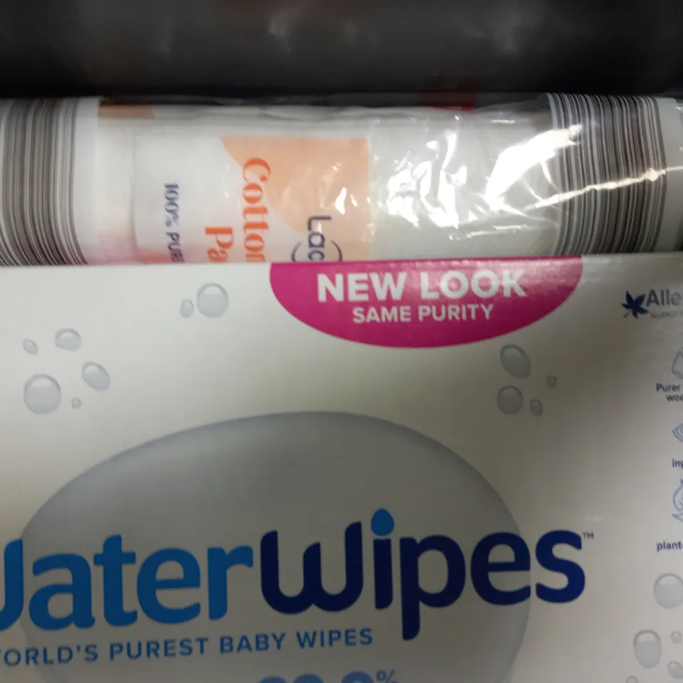 LOT OF 5 HEALTH & BEAUTY ITEMS, TO INCLUDE BABY WIPES, BABY TOWELS, COTTON WOOL & EYE MASK 