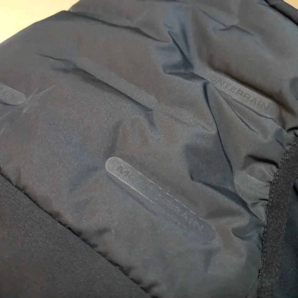 MONTERRAIN BLACK FITNESS GILET - MEDIUM