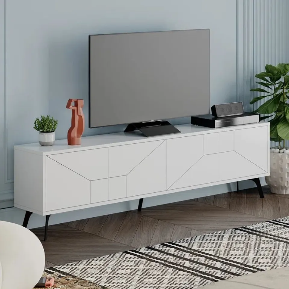 BOXED MCALLEN TV STAND FOR TVS UP TO 75" (2 BOXES)