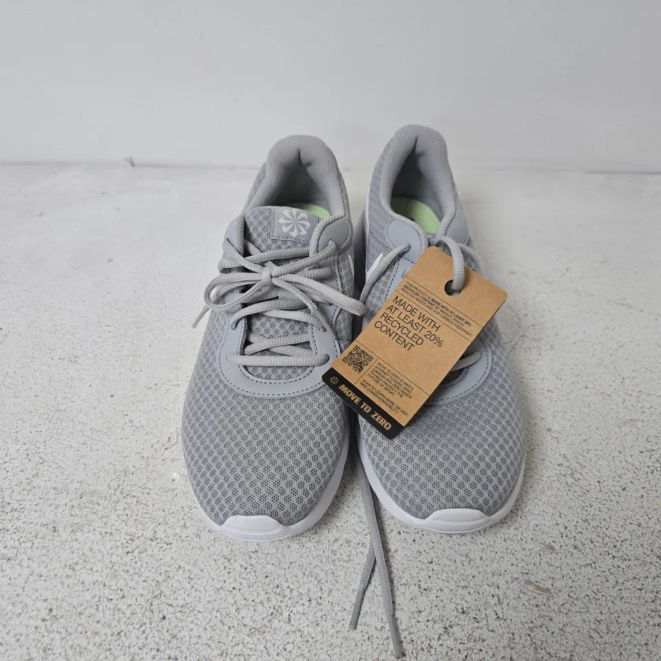 UNBOXED PAIR OF NIKE TANJUN SNEAKERS IN GREY - UK 7.5