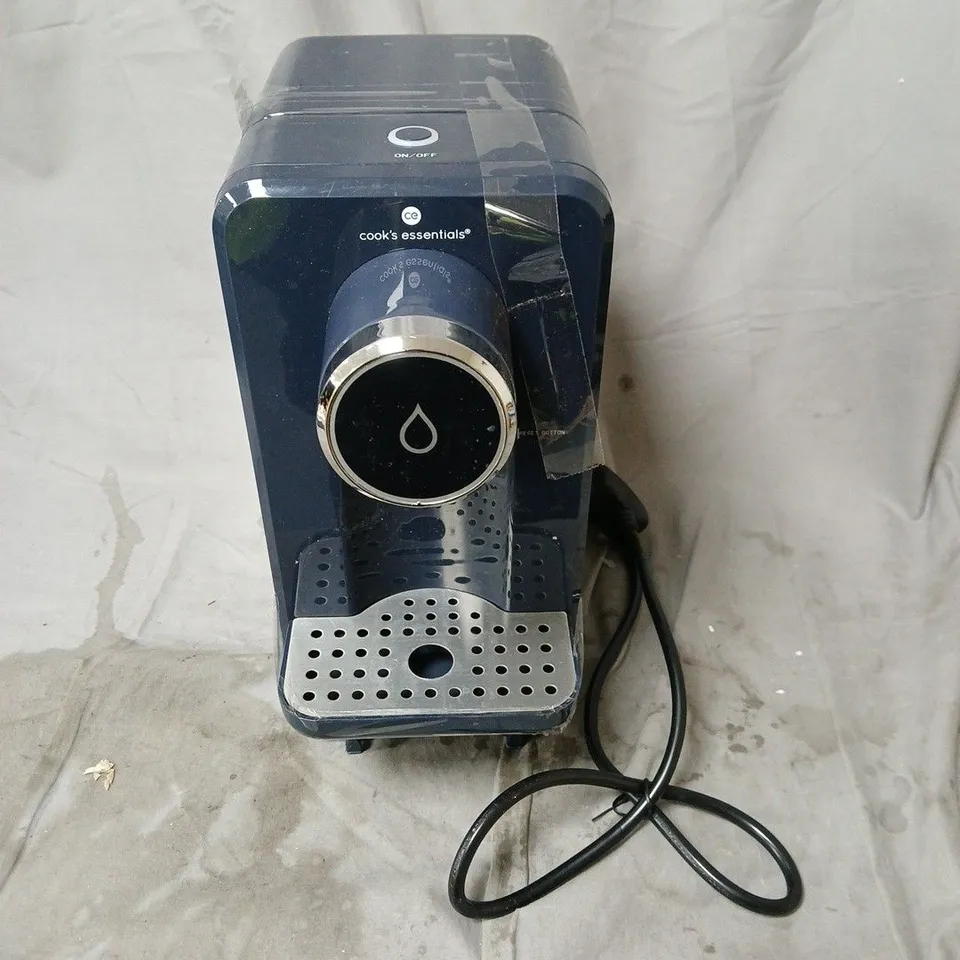 COOK'S ESSENTIALS HOT WATER DISPENSER IN NAVY. UNBOXED