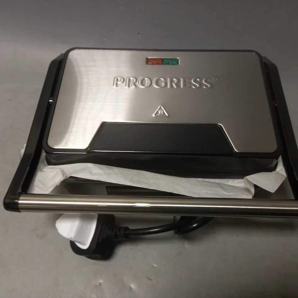 BOXED PROGRESS GRILL AND PANINI MAKER 