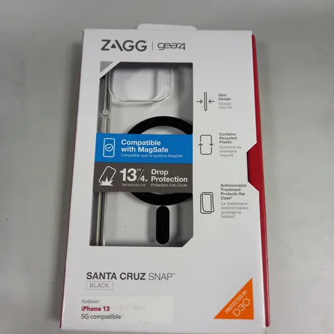 BOXED ZAGG GEAR4 SANTA CRUZ SNAP PROTECTIVE CASE FOR IPHONE 13