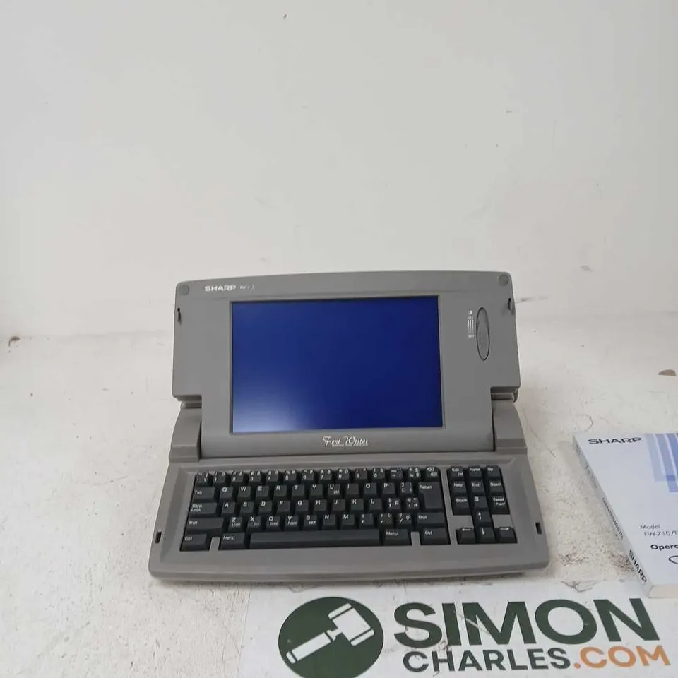 SHARP FONT WRITER PW-710 PERSONAL WORD PROCESSOR