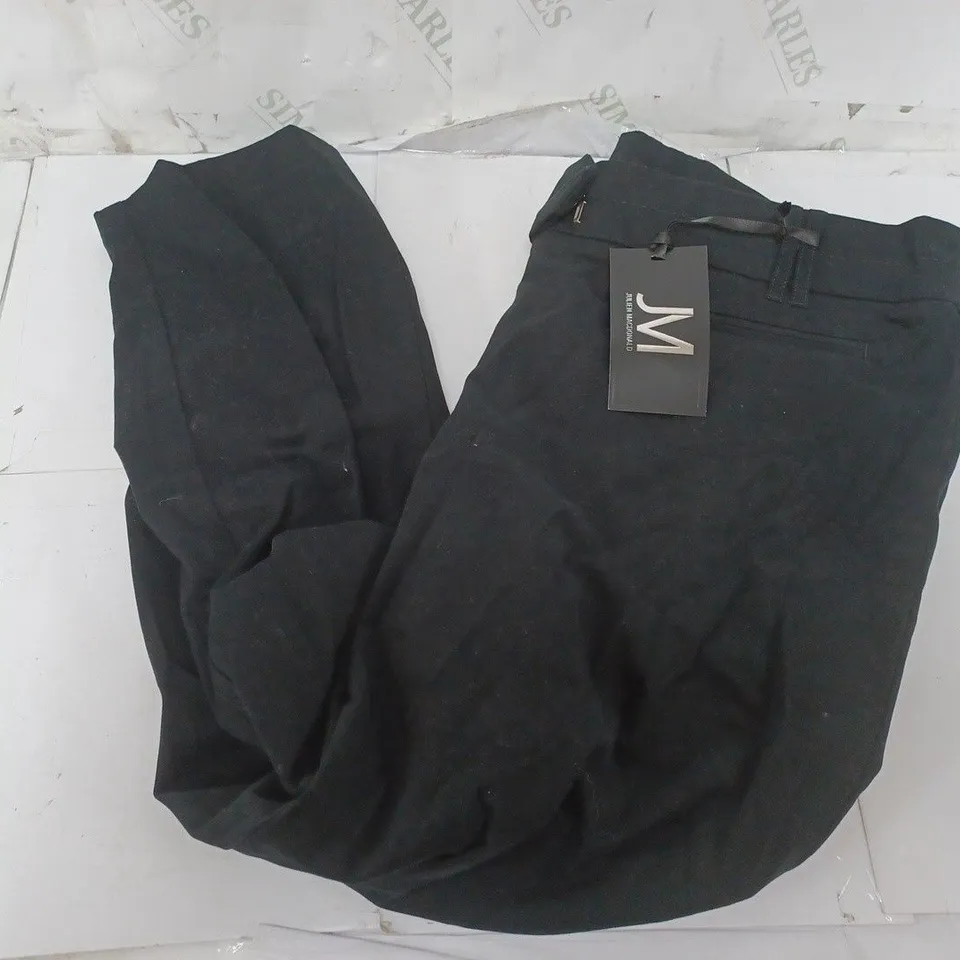JM FASHION BY JULIEN MACDONALD 5 POCKET ANKLE ZIP TWILL PANTS IN BLACK - SIZE 18