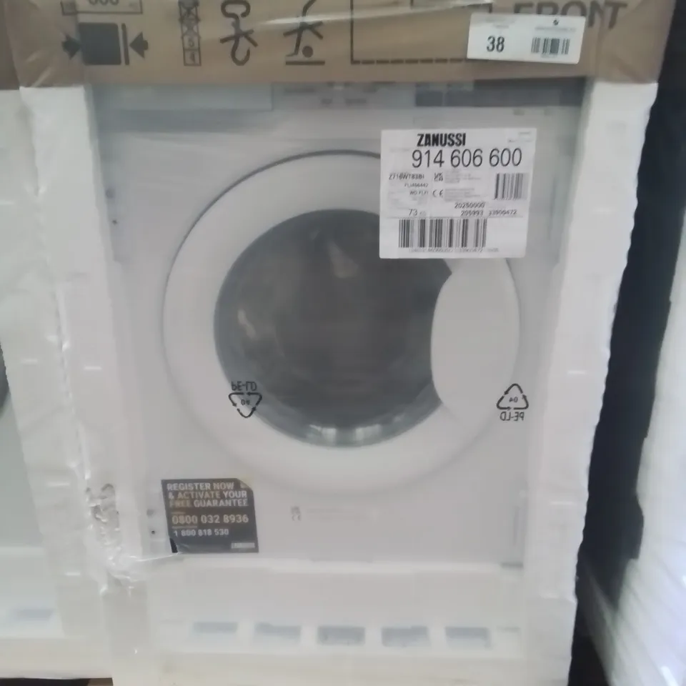 ZANUSSI Z716WT83BI INTEGRATED WASHER DRYER
