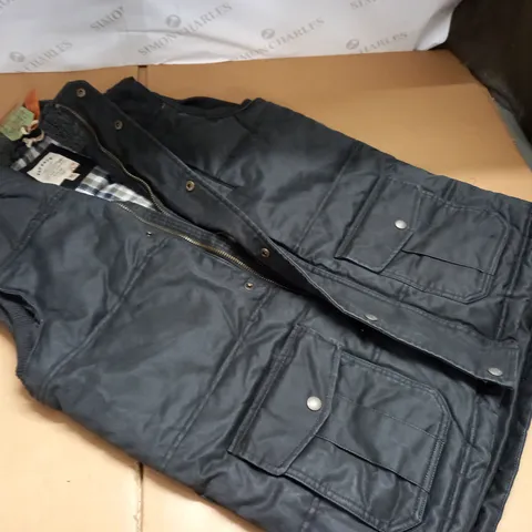 FAT FACE PAIGNTON GILET IN DARK GREY - UK M