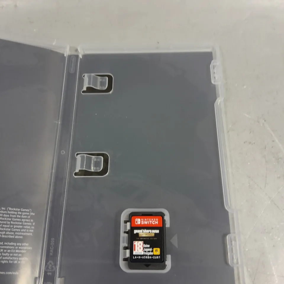 GRAND THEFT AUTO THE TRILOGY FOR NINTENDO SWITCH 