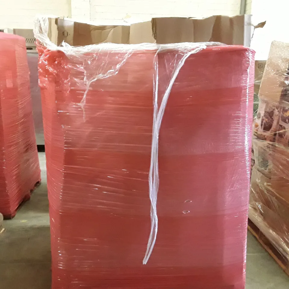 PALLET TO CONTAIN AN ASSORTMENT OF HOUSEHOLD ITEMS TO INCLUDE CUSHIONS, PICTURE FRAMES, POP UP MOSQUITO NETS AND FOOD PROCESSOR ECT