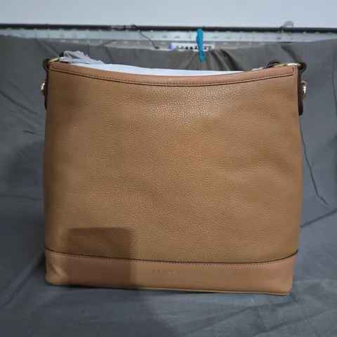 RADLEY LONDON BROWN LEATHER STRAPPED BAG 