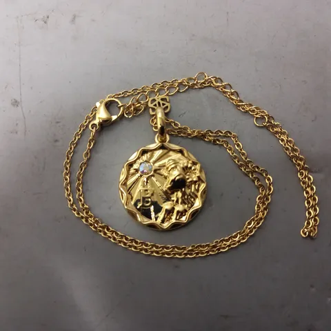 BOXED ABBOTT LYON CUSTOM INITIAL NECKLACE IN GOLD